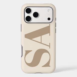 trendy Antique White avec étui monogrammé Case-Mat