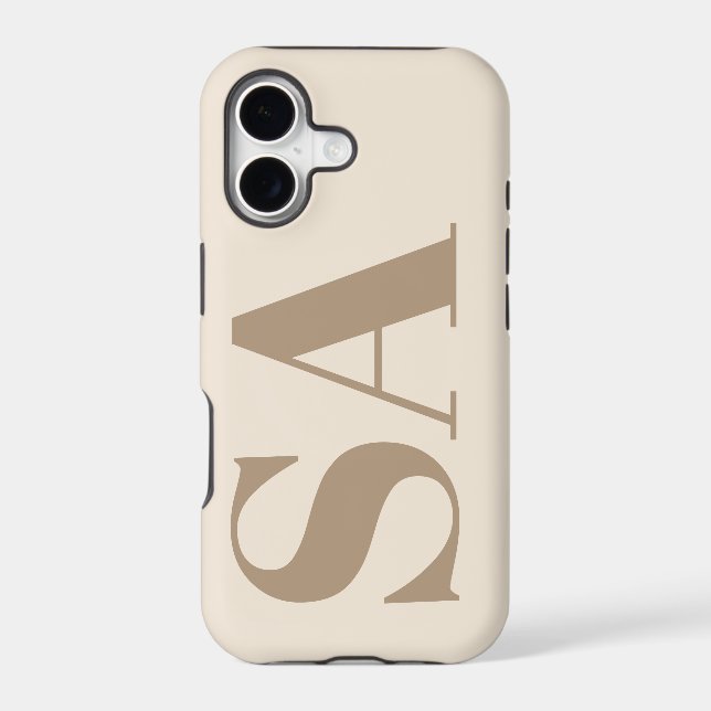 trendy Antique White with Monogram Case-Mate (Back)