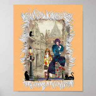 Trendy Anton Pieck art street wear T-Shirt Poster