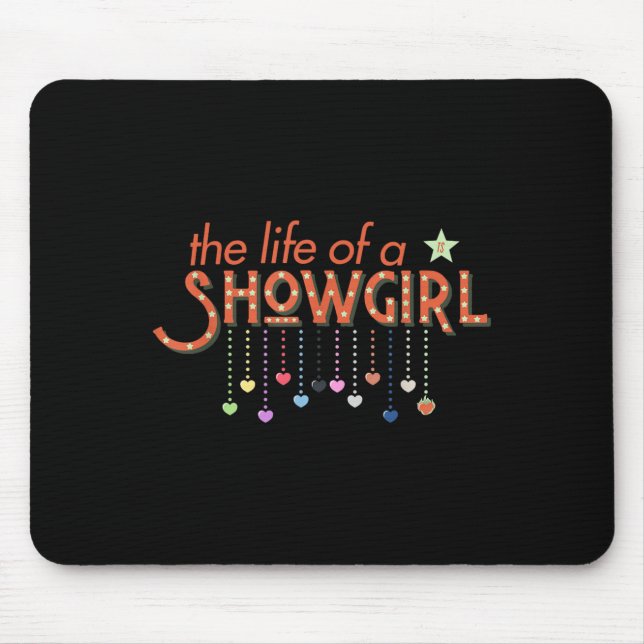 Trendy Apparel In My Showgirl Era Star Studded Ret Mouse Pad (Front)