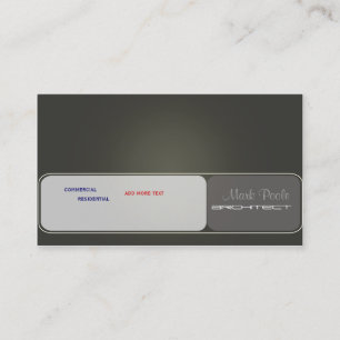 Trendy Architect business cards