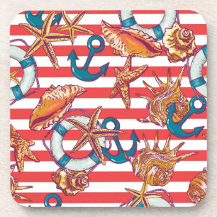 Trendy Beach Pattern Coaster
