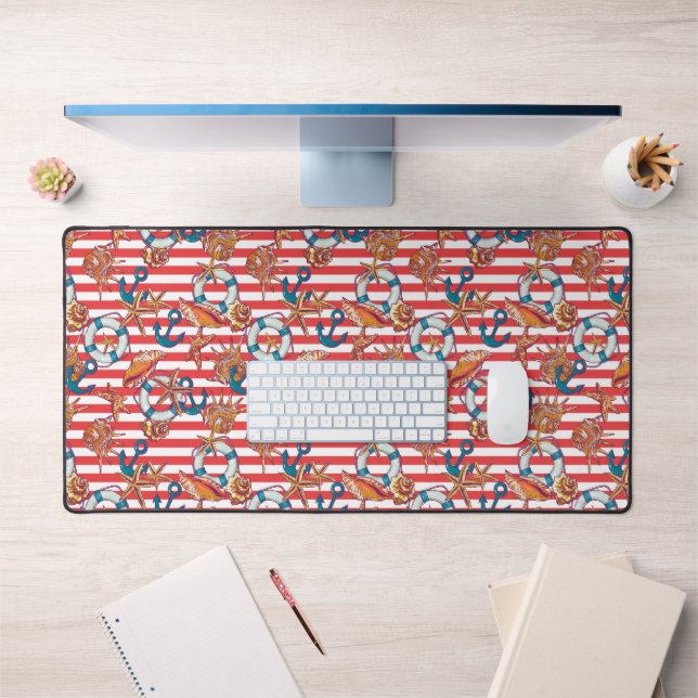 Trendy Beach Pattern Desk Mat (Office 1)