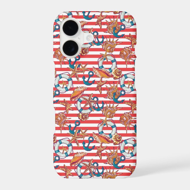 Trendy Beach Pattern | Monogram (Back)