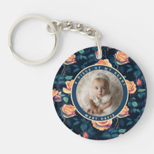 Trendy Best Gifts For Dad Rose Flower Keychain