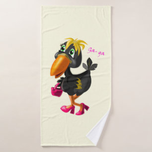 Trendy Bird Bath Towel