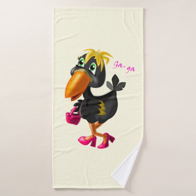 Trendy Bird Bath Towel (Bath Towel)