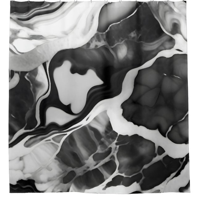 Trendy Black and white faux marble (Front)
