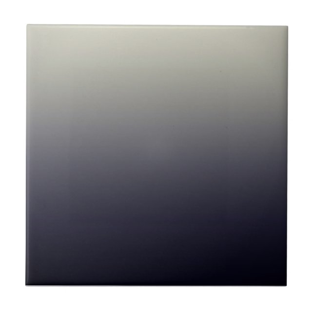 Trendy Black Ombre Gradient Tile (Front)