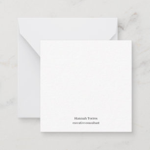 Trendy Black & White Plain Creative Modern  Card