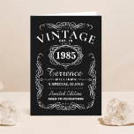 Trendy Black & White Typography Birthday Card<br><div class="desc">Send a special birthday greeting with this trendy typography card. The wording on the front and inside of the card can easily be personalized for that special person and this card is also available in real foil.</div>