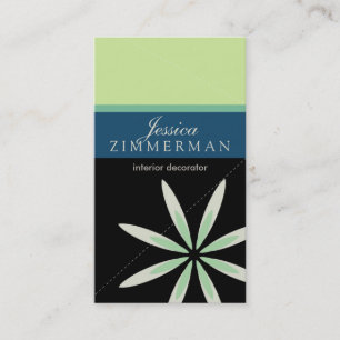Trendy Bliss Seafoam Business Card