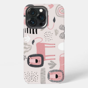 Trendy Boho Pink Green Yellow Tough Case