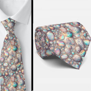Trendy & Bold   Opal Leopard Print Neck Tie