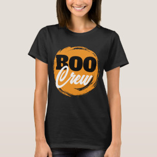 Trendy Boo Crew Halloween Party T-Shirt