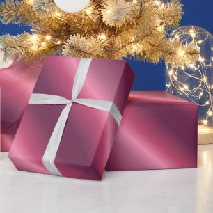 Trendy Bordeaux Birthday Christmas Holiday Gift Wrapping Paper