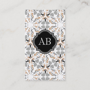 Trendy Brown Dogs Business Card