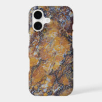 Trendy Brown Faux Marble Stone