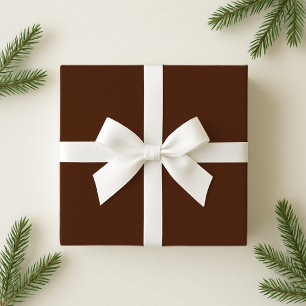 Trendy Brown Solid colour Christmas Wrapping Pape Wrapping Paper