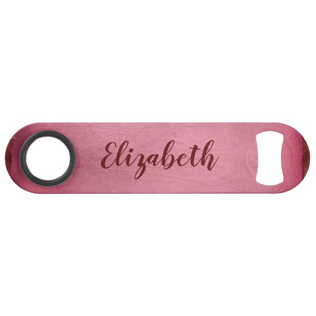 Trendy Burgundy Bar Key (Front (Horizontal))