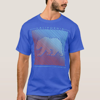 Trendy California Bear Neon Box Up T-Shirt
