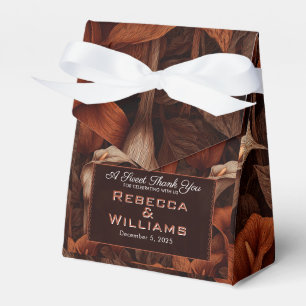 Trendy Calla Lilies Aesthetic Botanical Wedding Favor Box