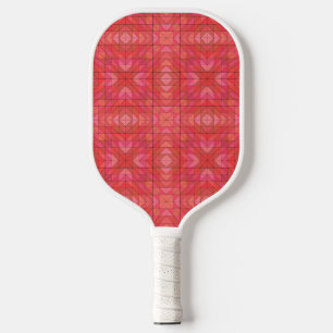 Trendy Carbon Fibre Pickle Featuring Red Triangles Pickleball Paddle