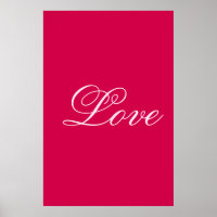 Trendy Carmine Background Love Wedding