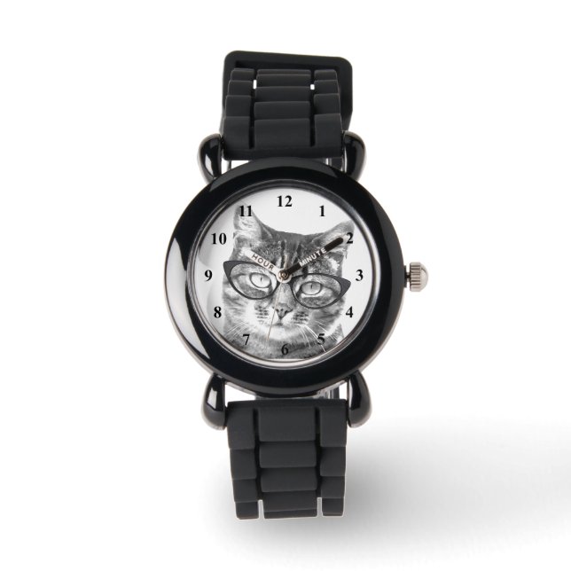 Trendy cat watch for women (Front)