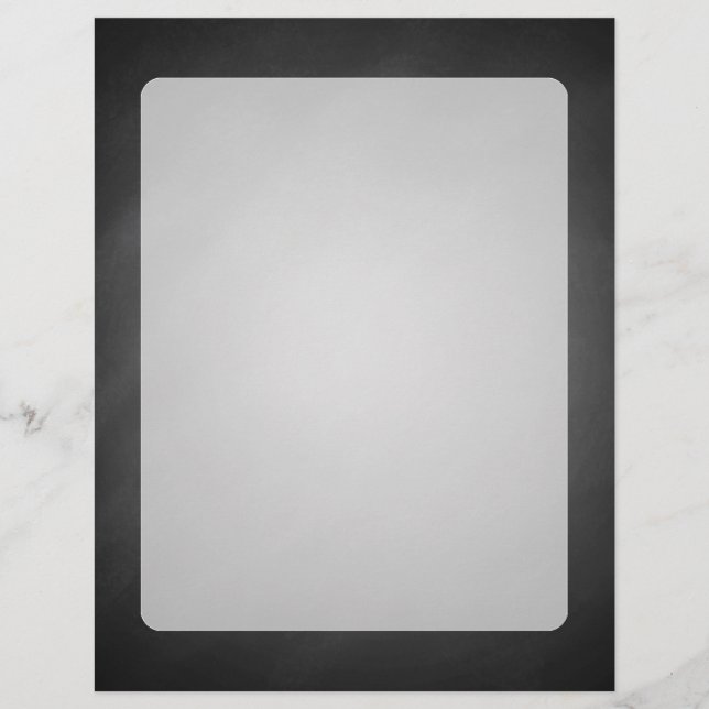 Trendy Chalkboard Vignette (Front)