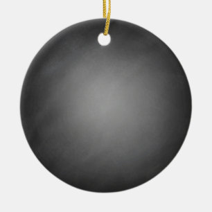Trendy Chalkboard Vignette Ceramic Ornament