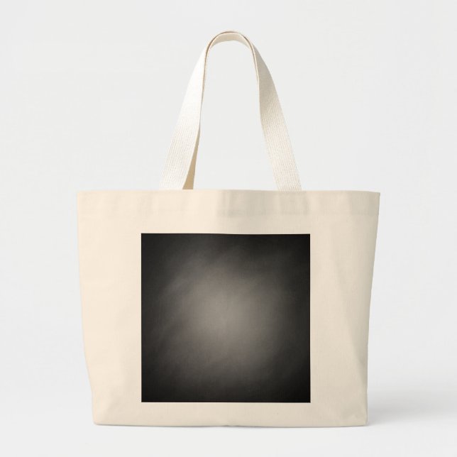 Trendy Chalkboard Vignette Large Tote Bag (Front)