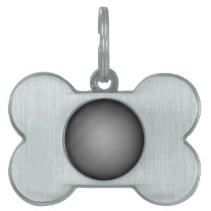 Trendy Chalkboard Vignette Pet Name Tag