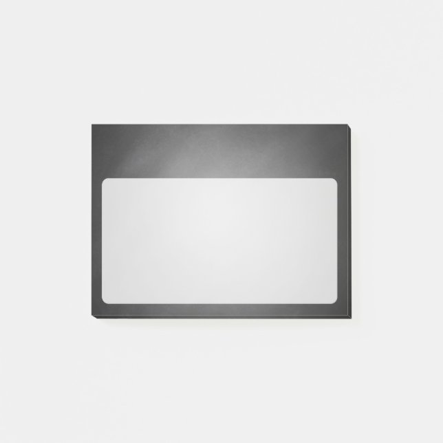 Trendy Chalkboard Vignette Post-it Notes (Front)