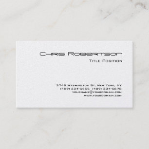 Trendy Charming Script Business Card