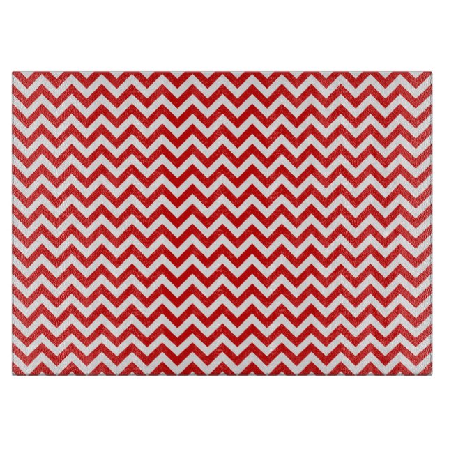 Trendy Chevron Cutting Board (Front)