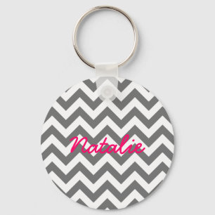 Trendy Chevron Keychain