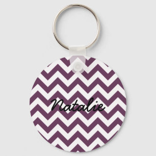 Trendy Chevron Keychain