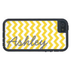 Trendy Chevron Pattern - script name yellow grey