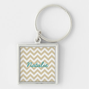 Trendy Chevron Premium Keychain