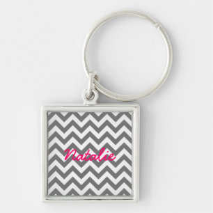 Trendy Chevron Premium Keychain