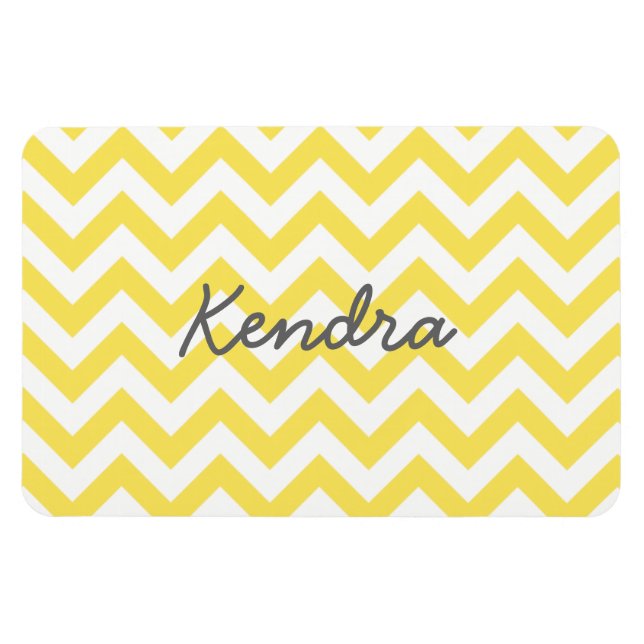 Trendy Chevron Premium Magnet (Horizontal)