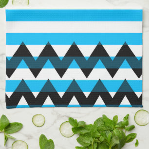 Trendy Chevron Stripes Pattern #10 Kitchen Towel