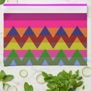 Trendy Chevron Stripes Pattern #26 Kitchen Towel