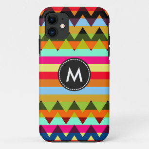 Trendy Chevron Stripes Pattern #8 iPhone 11 Case