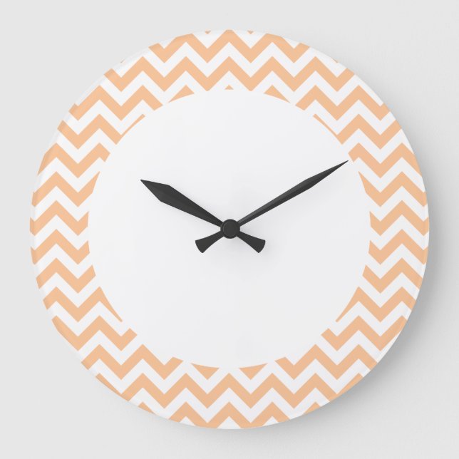 Trendy Chevron Wall Clock (Front)