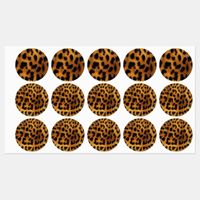 trendy chic animal pattern brown leopard print (Sheet)