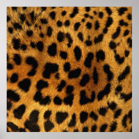 trendy chic animal pattern brown leopard print