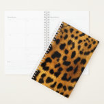 trendy chic animal pattern brown leopard print planner<br><div class="desc">trendy chic animal pattern brown leopard print home decorations. Safari fashion accessories.</div>