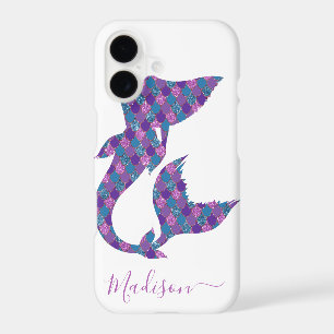 Trendy Chic Mermaid Glitter Personalized